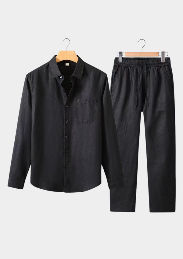 DOLCEVITA LONGSLEEVE SUMMER SET - ALL BLACK