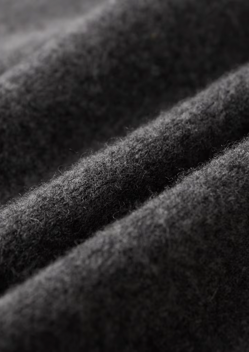 PURE EXTRA-FINE MERINO WOOL WIDE LEISURE TROUSERS