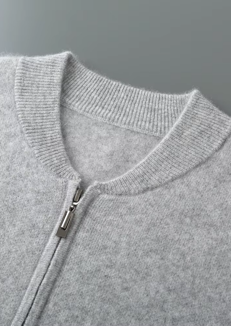 PURE EXTRA-FINE MERINO WOOL V-NECK CARDIGAN