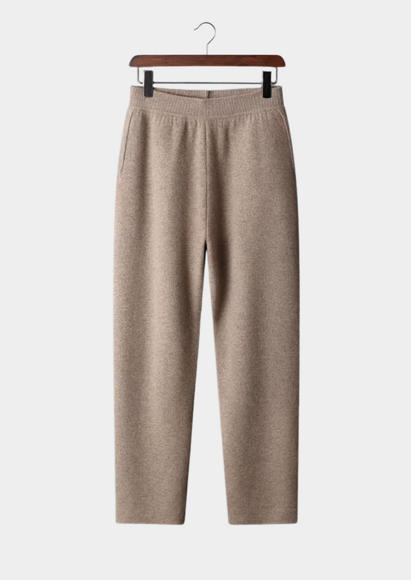 PREMIUM CASHMERE STRAIGHT TROUSERS