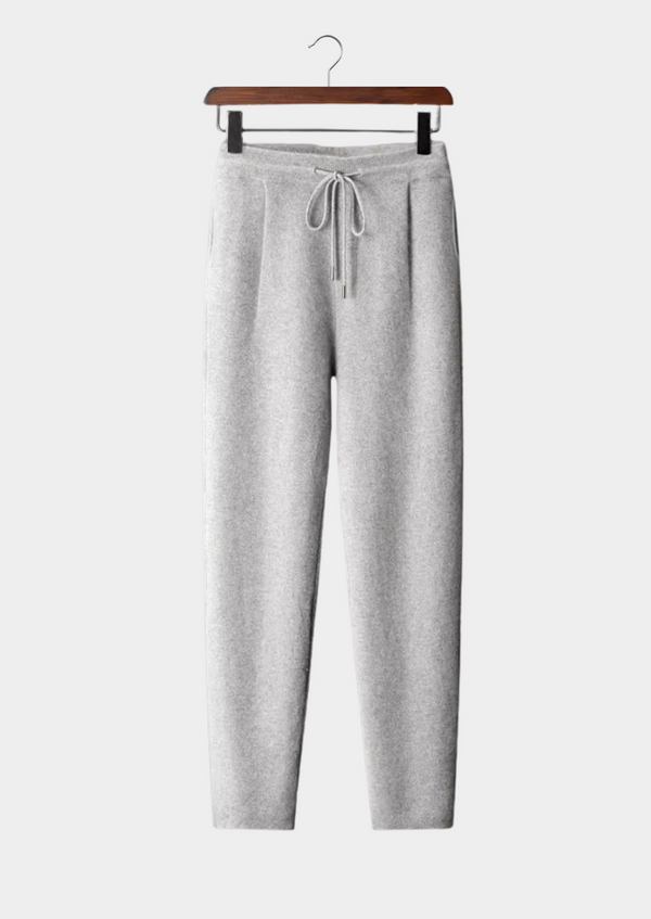PREMIUM CASHMERE PLEATED TROUSERS