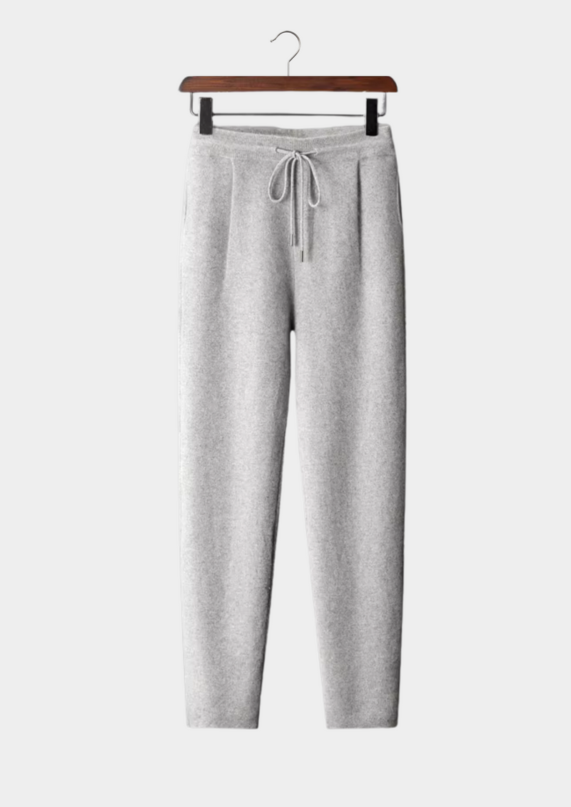 PREMIUM CASHMERE PLEATED TROUSERS