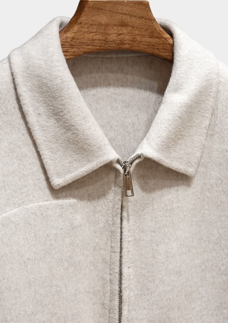 SANTONI COTTON BOMBER JACKET