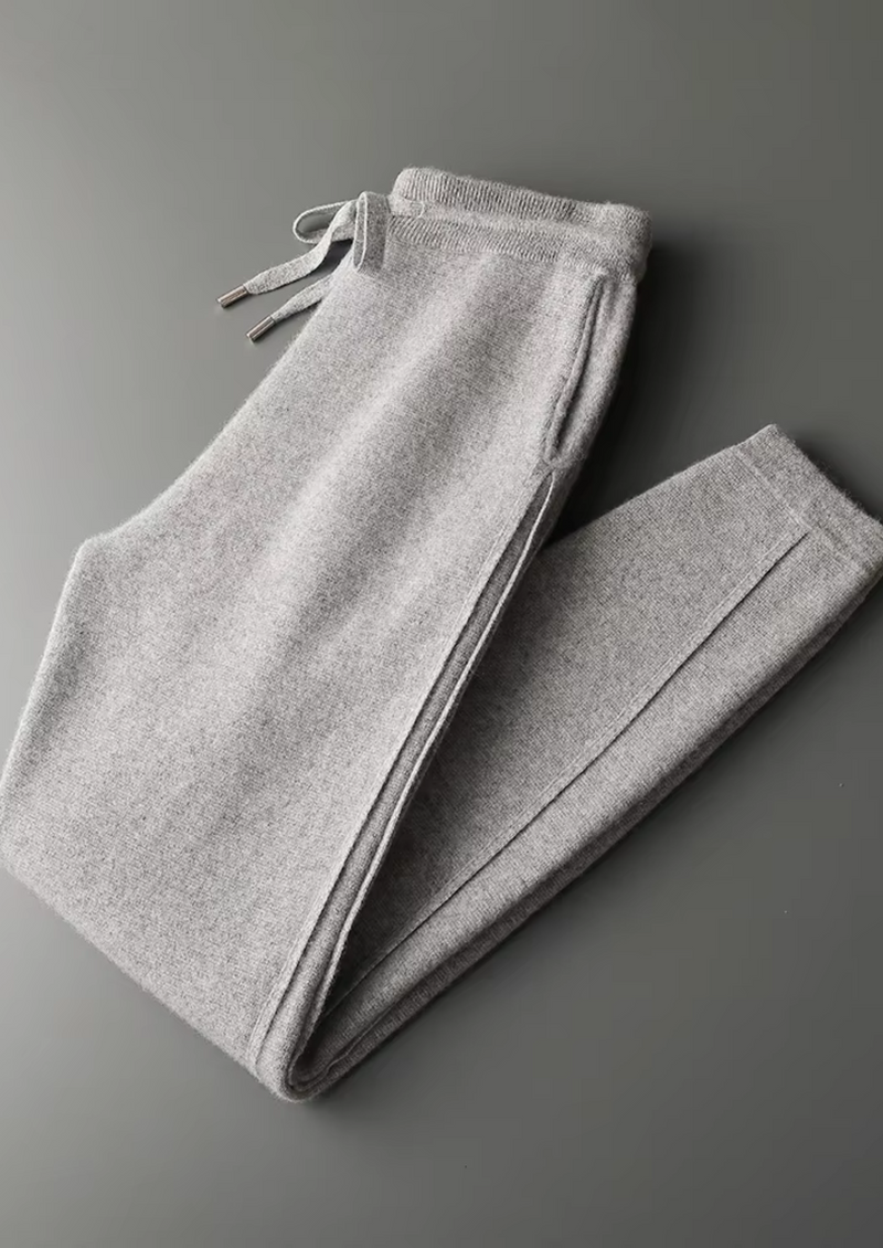 PREMIUM CASHMERE SLIM TROUSERS