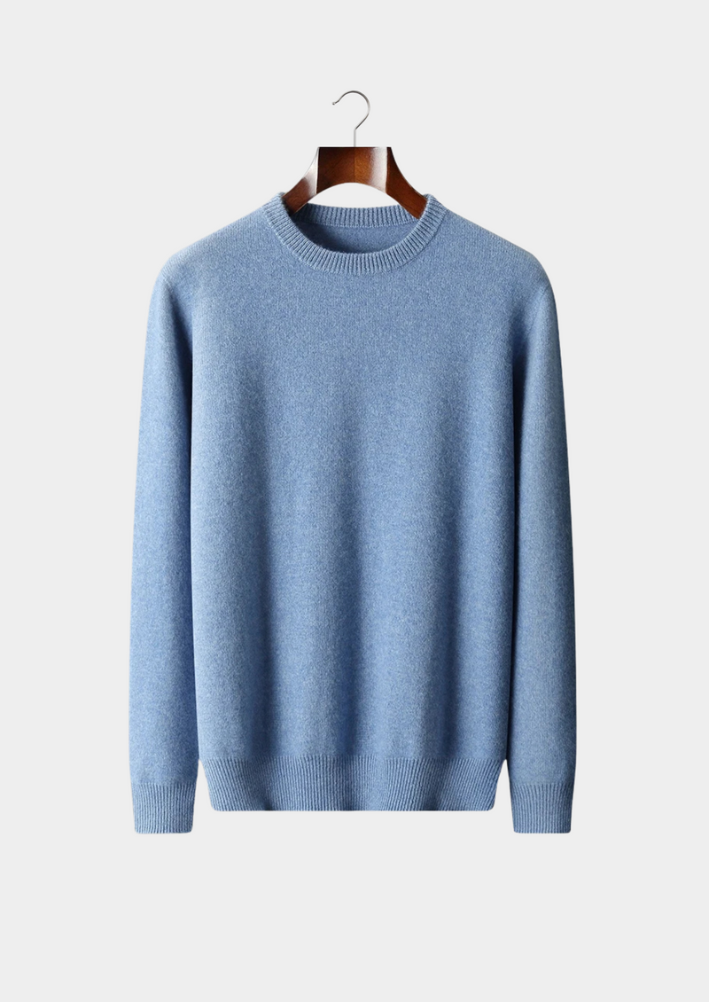 PURE EXTRA-FINE MERINO WOOL CLASSIC CREWNECK