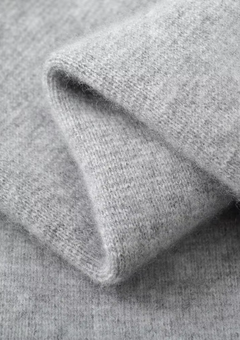 PURE EXTRA-FINE MERINO WOOL ZIPPER HOODIE