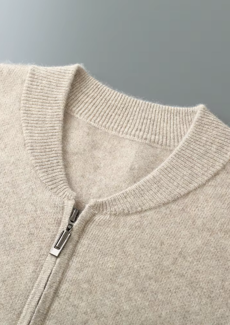 PURE EXTRA-FINE MERINO WOOL V-NECK CARDIGAN