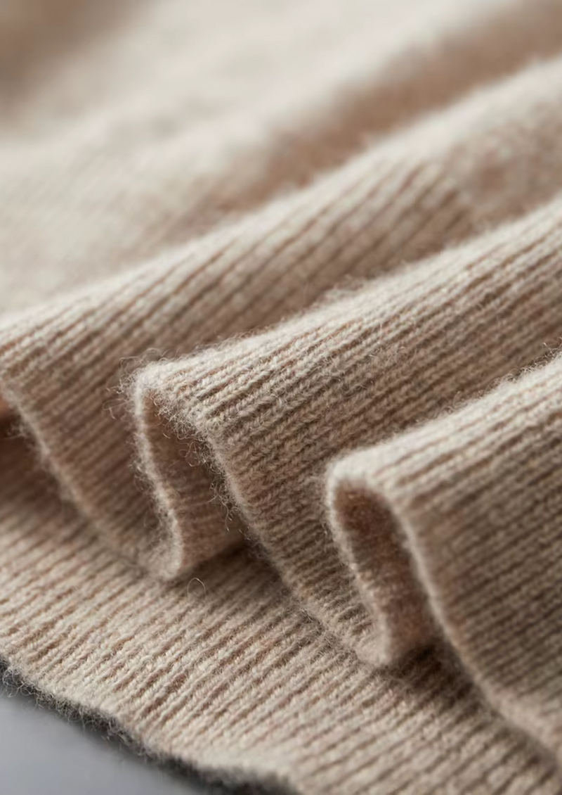 PREMIUM CASHMERE TWO TONE BUTTON POLO